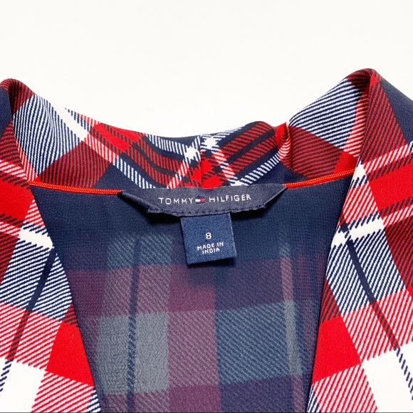 Tommy Hilfiger Sleeveless Check Dress Size 8 - Picture 3 of 6